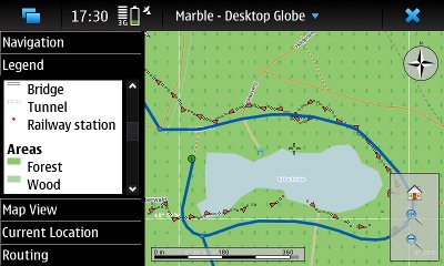 Marble Routing on Maemo 5